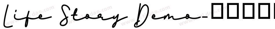 Life Story Demo字体转换